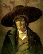 Theodore   Gericault portrait d' homme dit le vendeeen Germany oil painting artist